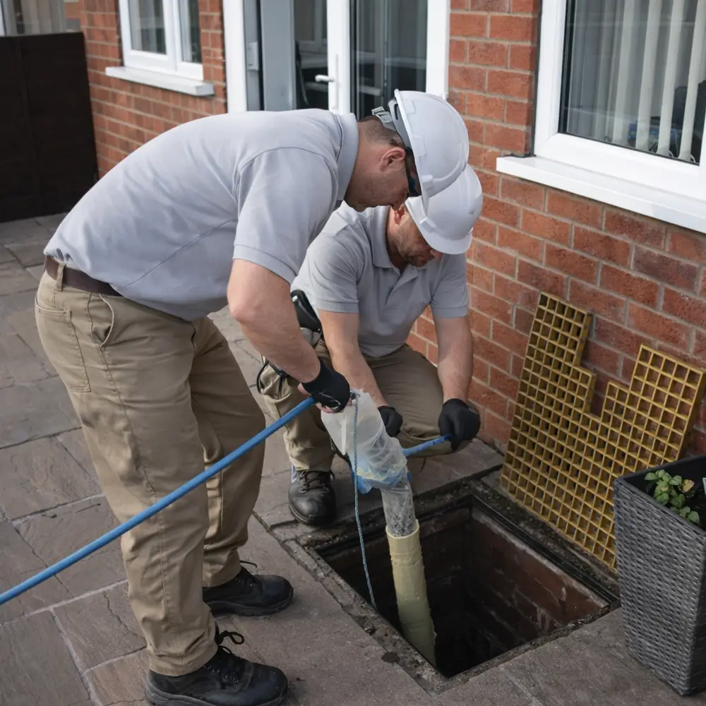 Blocked drain repair service in Highbury